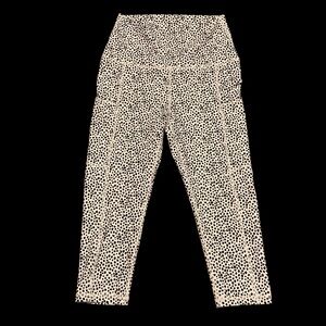 Exclusives By Silver Icing Cropped Pants 2XL | Black & White Polka Dot Stretch